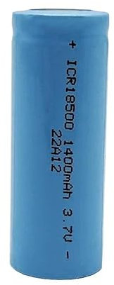 18500 Lithium-Ion Rechargeable Battery 3.7v 1400mah, Used For Flashlights, Remote Control Batteries 4Pack