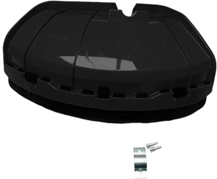 MagiDeal Gras Trimmer Schild Schutz, Eater Schutz Aufsatz Ersetzt Pinsel Cutter Schutz Schutzhülle für Park Weedeater Garten, Schwarz