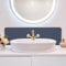 TIELO Bathroom Sink Splashback Backsplash Wall Protector Self Adhesive 60x25CM (Dark Grey)
