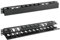 Tecmojo Plastic 1U Horizontal Cable Management Panel with Cover - 19-inch Server Rack Cable Organizer with 12 Large Finger Slots (2 Pack)