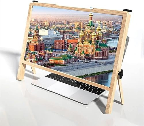 VUIKLCty Lupa de Pantalla de Ordenador, Amplificador de portátil móvil, Amplificador de Pantalla HD antiradiación, Proyecto de vídeo de película 3D