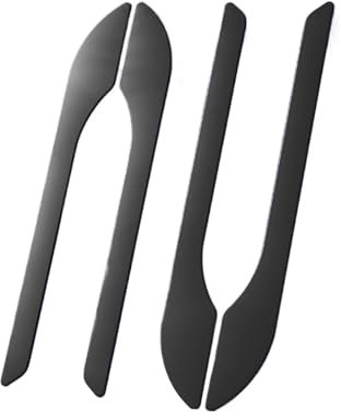 For Tesla For Model Y 3 Door Handle Sticker Car Door Wrap Cover Modification Handle Cover Car Accessories(Black)