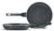 RAHAIM Non Stick Frying Pan 24cm for Induction Hobs | Lightweight Aluminium with Soft Grip Handle | PFOA-Free, Dishwasher Safe Black Granite Design | Suitable for All Stoves | Durable & Easy to Clean