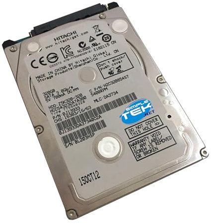 SIMPLETEK - HCC545032A7E380 Festplatte 2,5 320GB SATA, Festplatte für Notebook und PC (Generalüberholt)