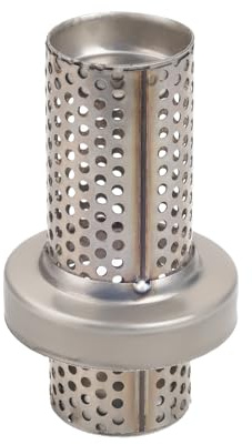 Larcele 60.5mm Motorrad Auspuffrohr Geräuschreduzierer Universal Motorrad Auspuff Tipps Schalldämpfer muffler XSQ-04 (Kurz)