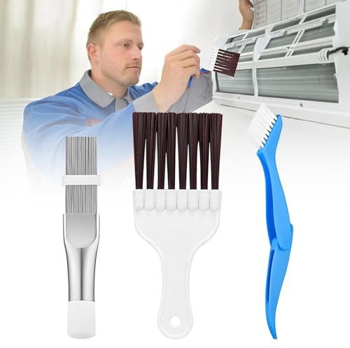 Yistoi 3 Pezzi Kit Pulizia Asciugatrice, Spazzole per Pulire, Pulisci Filtro Asciugatrice, Facile da Usare, per La Pulizia Dell'asciugatrice, Condizionatore D'aria, Condensatore, Frigorifero