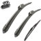 Escobillas Limpiaparabrisas para VW Fox Suran 2006-2012, Resistente al Desgaste Juego de escobillas limpiaparabrisas Delanteras y traseras