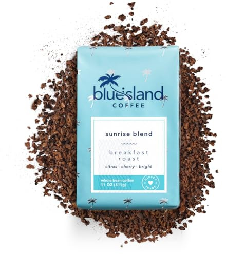 Blue Island Coffee Sunrise Blend Breakfast Roast 11 oz (Pack of 6)