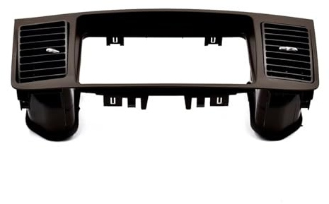 Rejilla Aire Acondicionado Coche Radio Coche 2 DIN Para Toyota Para Corolla 2000-2005 2006 E120 EX Marco Placa Audio Panel Aire Acondicionado Kit Tablero(Negro)