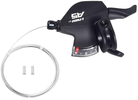 CNCLOL Cambio Trasero 9 Velocidades para Shimano/Sram,Desviador Trasero Bicicleta 9v Mtb,Maneta Cambios 9v Palanca para Bicicleta de Montaña,Carretera Mando Cambio.