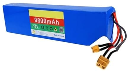 Batterie 10S3P 36V 9800mAh, chargeur, compatible avec les trottinettes Kugoo M2, S1, S2 et JOYOR Y1 X1, batterie lithium avec BMS intégré(XT30-XT60 plug)