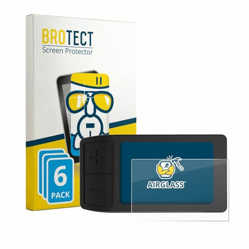 BROTECT 6 Stück Schutzglas für Gdfnmogo Bike Computer Schutzfolie Panzer Folie Glas[Extrem Kratzfest 9H, Anti-Fingerprint, Ultra-Transparent]
