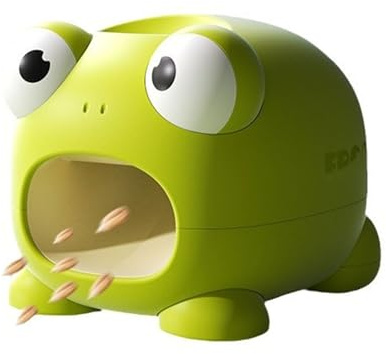 Xinsheinelry Frogs Shape Nut Shellers Machine Quick Efficient Peeling Functional Peelers for Various Efficient ABS Kitchen Portable Sunflowers Shellers