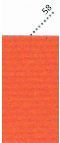 Lot de 10 Rouleau de papier kraft couleur, 65 g/m², 3m x 0,70m, coloris orange