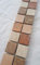 Marmor Mosaik Bordüre Rot Creme Beige 5x30 Naturstein Fliesen Rosso Verona B667