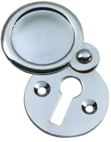 Dzina Victorian Escutcheon Covered 32mm Satin Chrome Pack of 10