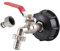 Toolstar Adaptateur IBC 1000 l Adaptateur de réservoir IBC Adaptateur de réservoir S60X6 pour Robinet de Jardin en Laiton 1,27 cm Raccord de Tuyau d'huile Carburant