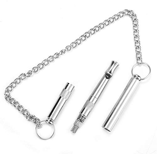 Hundepfeife Rütter Rückruf, Hundetraining Whistle Ultra Sonic Tierpfeifen Einstellbare Tonhöhen Stop Barking Professional Lautlose Hundepfeife zur Kontrolle des BellensKlicker