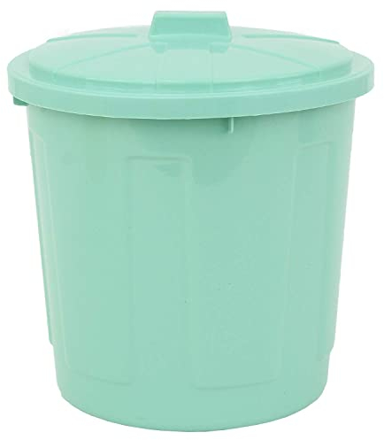 Guaranteed4less Plastic 5L Jolly Bin Waste Lid Dustbin Rubbish Recycle Kitchen Bathroom Bedroom (Mint)