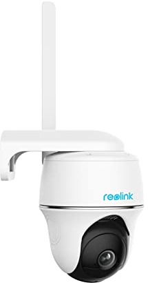 Reolink Go PT Plus 3G/4G LTE Überwachungskamera Aussen 2K 4MP mit SIM-Kartenslot, 32GB microSD Karte, 355°/140° Schwenkbar, 2-Wege-Audio, 4G Kamera Ohne WLAN, Unterstützt Alexa/Goolge/Cloud