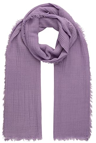 ApartFashion Damen Schal unifarbend, Flieder, Normal