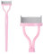 MSQ Wimpern Kamm Augenbraue Pinsel Wimpernkamm Lockenwickler Kosmetik Pinsel Brauen Mascara Applikator Tool