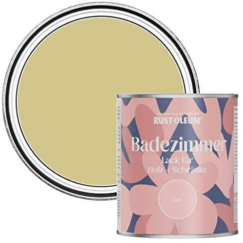Rust-Oleum Green Moisture Resistant Bathroom Wood and Cabinet Paint in Matt Finish - WASABI 750ML