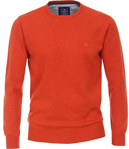 Redmond - Herren Pullover mit Rundhals-Ausschnitt (500), Größe:6XL, Farbe:Orange (211)