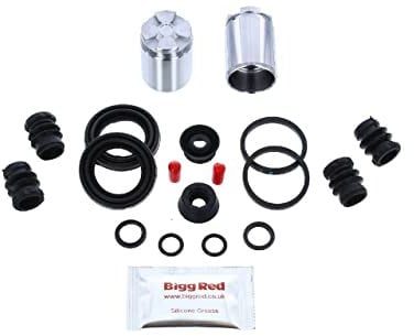 Bigg Red - Brake Caliper Piston Seal Repair Kit - Rear Left & Right - Fits LUCAS/TRW Single 34mm dia Piston Calipers - Compatible with,