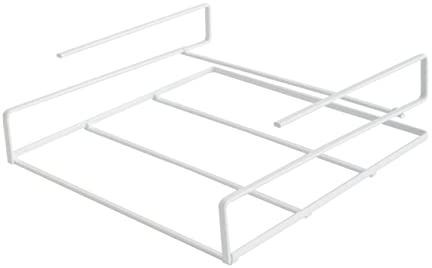 STOBOK Under Desk Shelf Organizer Iron Laptop Holder Hanging Book Storage Rack for Home Office Classroom Space-saving for Accessories Supplies