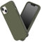 RhinoShield Case kompatibel mit [iPhone 13 mini] | SolidSuit - Stoßdämpfende & schlanke Schutzhülle mit Premium Finish - 3.5 Meter Fallschutz - Algengrün