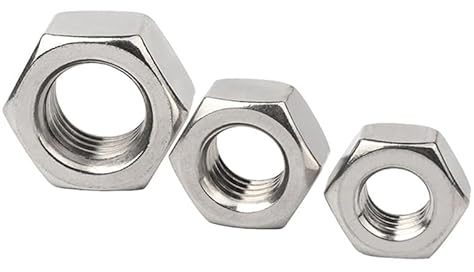 ORANXIN Sechskantmuttern Edelstahl 316 Maschinenschrauben Verriegeln Muttern Schraubverschlüsse Vollständiger Thread Metrik Befestigungen M33 (1 Pcs)