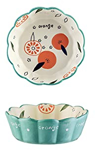 Baking Tray,Ceramic Bakeware,Porcelain Porcelain Round Quiche Dish Traditional Porcelain Round Flan DishSet of 2,B,7inch (Color : B, Size : 6Inch) (Color : B, Size : 7 ( Color : B , Size : 7inch )