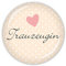 lijelove® I DO Trauzeugin mit Herz, apricot - als Button, Magnet, Taschenspiegel oder Flaschenöffner erhältlich (Art. HZ01-05)