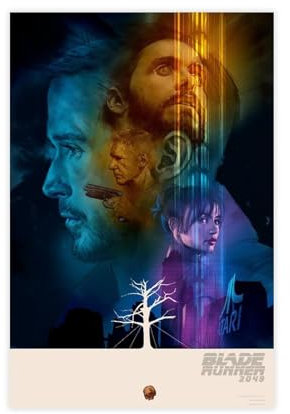 AAVEDA Filmposter Blade Runner 2049 11, Leinwand, Schlafzimmer, Dekoration, Sportlandschaft, Büro, Raumdekoration, Geschenk, ungerahmt, 30 x 45 cm