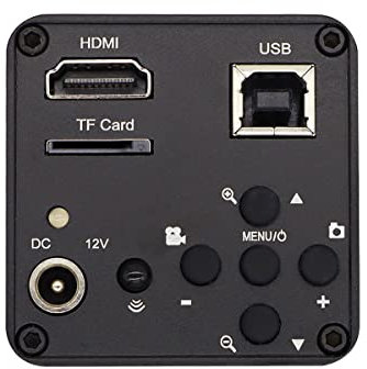 Accesorios Para Microscopios Cámara de microscopio HDMI USB C-Mount 38MP 1080P Cámara de microscopio trinocular Salida simultánea Lupa Adaptador de cámara digital Durabilidad Y Rendimiento Confiable (