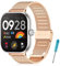 BDIG Metallo Cinturino Compatibile per Xiaomi Redmi Watch 5/Xiaomi Redmi Watch 4 /Xiaomi Mi Band 8 Pro, Cinturino in Acciaio Inossidabile per Xiaomi Redmi Watch 4 /Xiaomi Mi Band 8 Pro Oro rosa