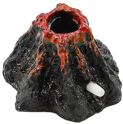 Alnicov Volcano Aquarium Decoration Fish Tank Decorations Mini Fish Tank Aquascape for Aquarium Decoration