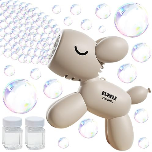 Seifenblasenmaschine,Seifenblasenmaschine Kinder mit Seifenblasen Flüssigkeit,Bubble Machine seifenblasen Maschine Bubble Gun für Geburtstag/Hochzeit/Camping/Partys