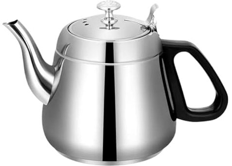 Ohulelks Stainless Steel Teapot with Infuser, Teapot with Infuser 1.5L High Capacity Kettle, for Boiling Hot Water, Stovetop