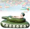 Aufblasbarer Panzer-Pool-Schwimmkörper für Erwachsene und Kinder, Aufsitz-Panzer, mit Wasserpistole, Pool-Spielzeug für 6–18-Jährige, aufblasbares Schwimmbecken für Pool-Partys(Adult 160cm)