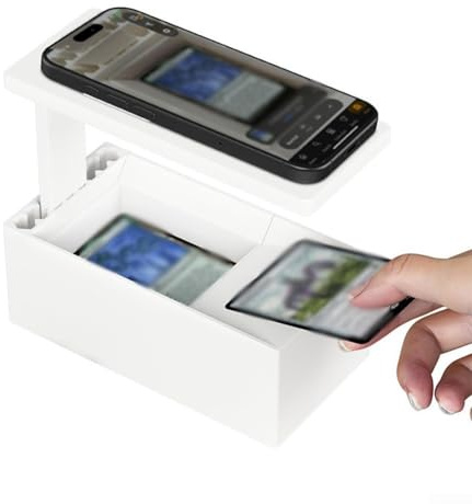 Jonikuper Für MTG-Karten-Scanner, abnehmbarer und tragbarer Sammelkarten-Scanning-Ständer, kompatibel mit ManaBox-App, für Sammlungsverwaltung, Gaming-Zubehör