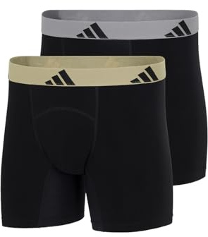 adidas Herren Ergonomic Boxer Brief (2 Pack) - Active Flex Cotton Ergonomic - Boxershorts - Bequeme Unterwäsche