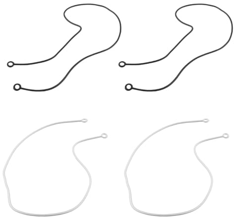 Orivin 4er-Pack Ohrstöpsel-Verbindungskabel mit flexiblem Silikonband – Kompatibel mit Loop Quiet/Engage/Experience-Ohrstöpseln