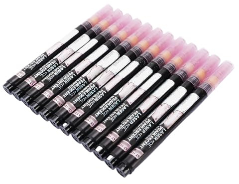 Qcwwy Paint Pen 12 Pack Metallic Marker Dual Tip Paint Pen Glitter Model Coloring Markers Multipurpose Drawing for Art Crafting Painting Tools