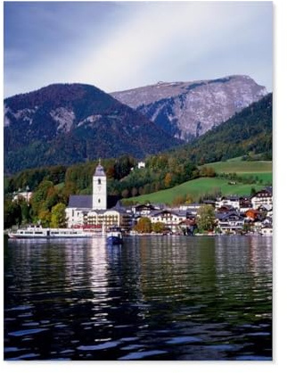 St.Wolfgang am Wolfgangsee，1000 Piece Puzzles Für Kid Adult Toy Geschenk DIY Game（50x70cm）-AE79
