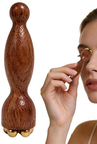 Eye Depuffer Roller | Tragbarer Augenmassagestab | Handheld-Gesichtsmassagewerkzeug – für Frauen Männer Reisende, Profis, Buchliebhaber, Zuhause, Büro, Fitnessstudio, Reisen, Wohnung, Wohnzimmer