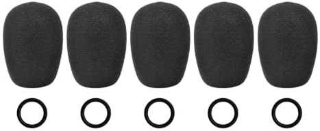 Housse en mousse pour contre les interférences de souffle et de vent avec retenue en silicone, accessoire de remplacement de pare-brise pour casque d ' aviation, housse de pour casque mousse