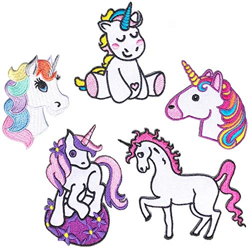 i-Patch - Patches - 0054 - Applikationen - Stickerei - Einhorn - Pferd - Pony - DIY - Sticker - Badges - Aufbügler, Iron-ons - Aufnäher - Flicken - zum aufbügeln - Bügelbild - Applique - Unicorn