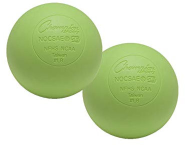 Champion Sports LBO2SET Offizielle Lacrosse-Bälle, 2 Stück., LBG2SET, grün